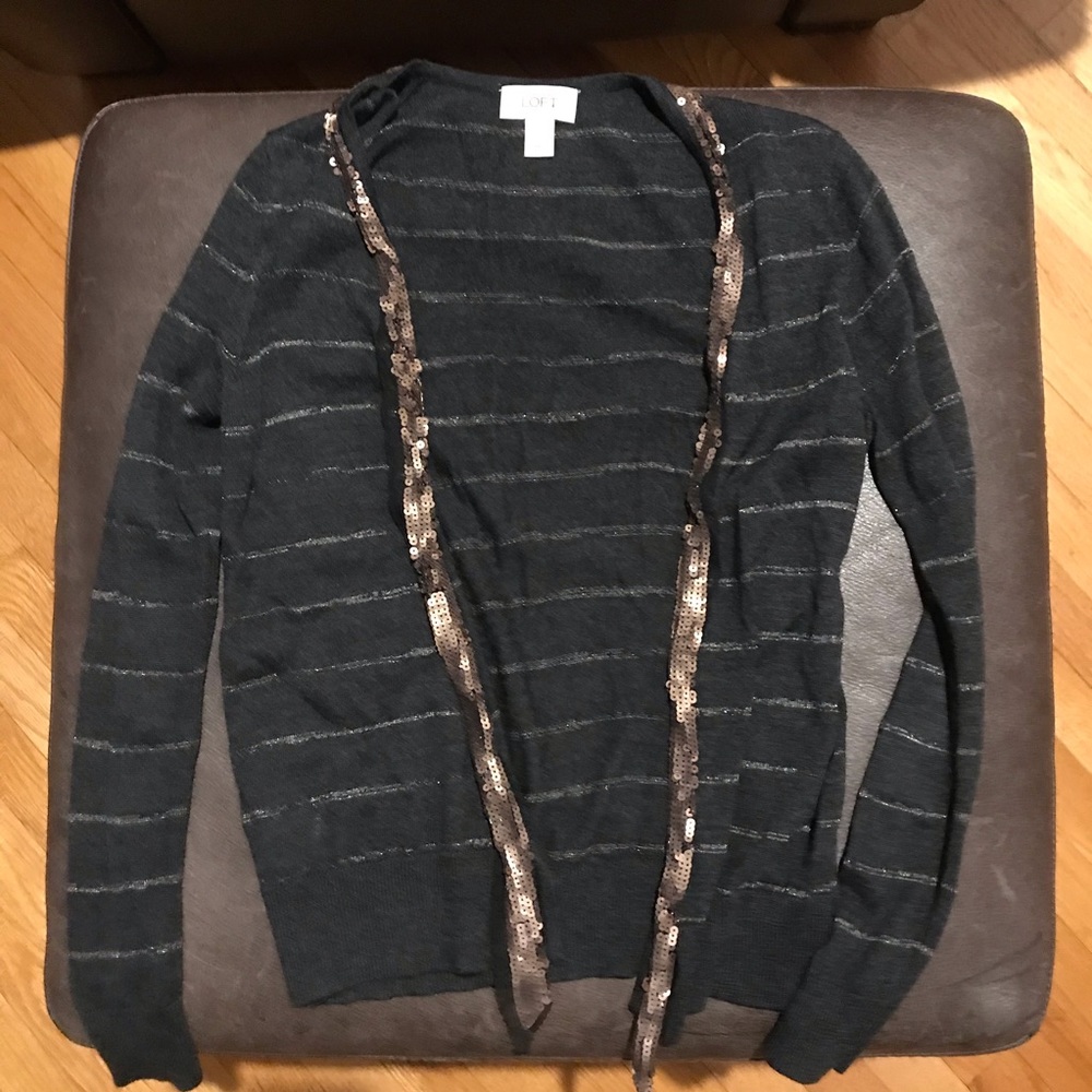 Loft sequin cardigan